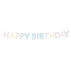 Scallop Pastel Happy Birthday Garland>Meri Meri Fashion