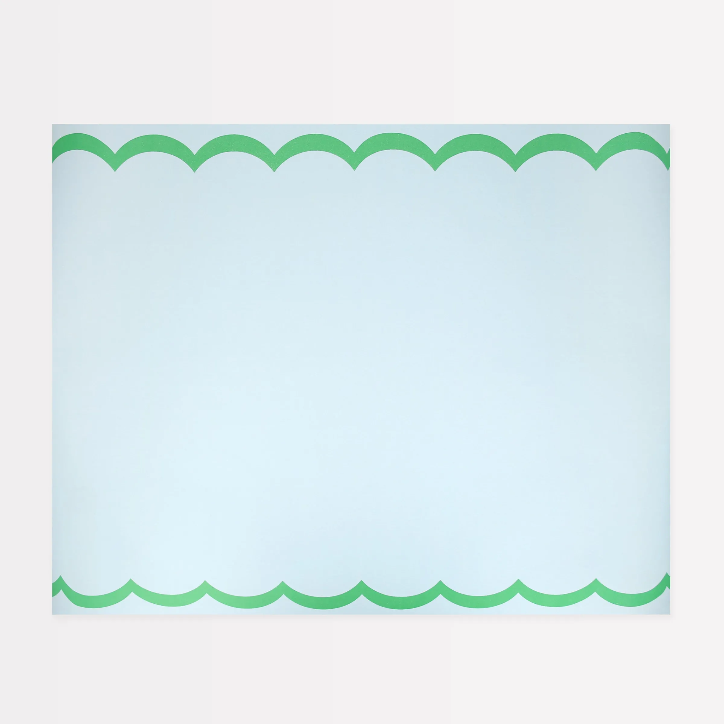 Scalloped Edge Blue Green Table Runner>Meri Meri Online
