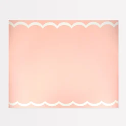 Scalloped Edge Pink Table Runner>Meri Meri Best
