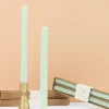 Sea Foam Green Table Candles (x 2)>Meri Meri New
