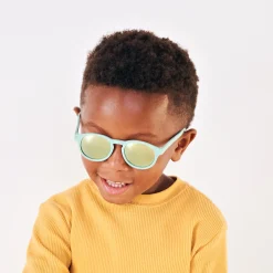 Seafoam Blue Keyhole Mirrored Lense Sunglasses><noscript><img width=
