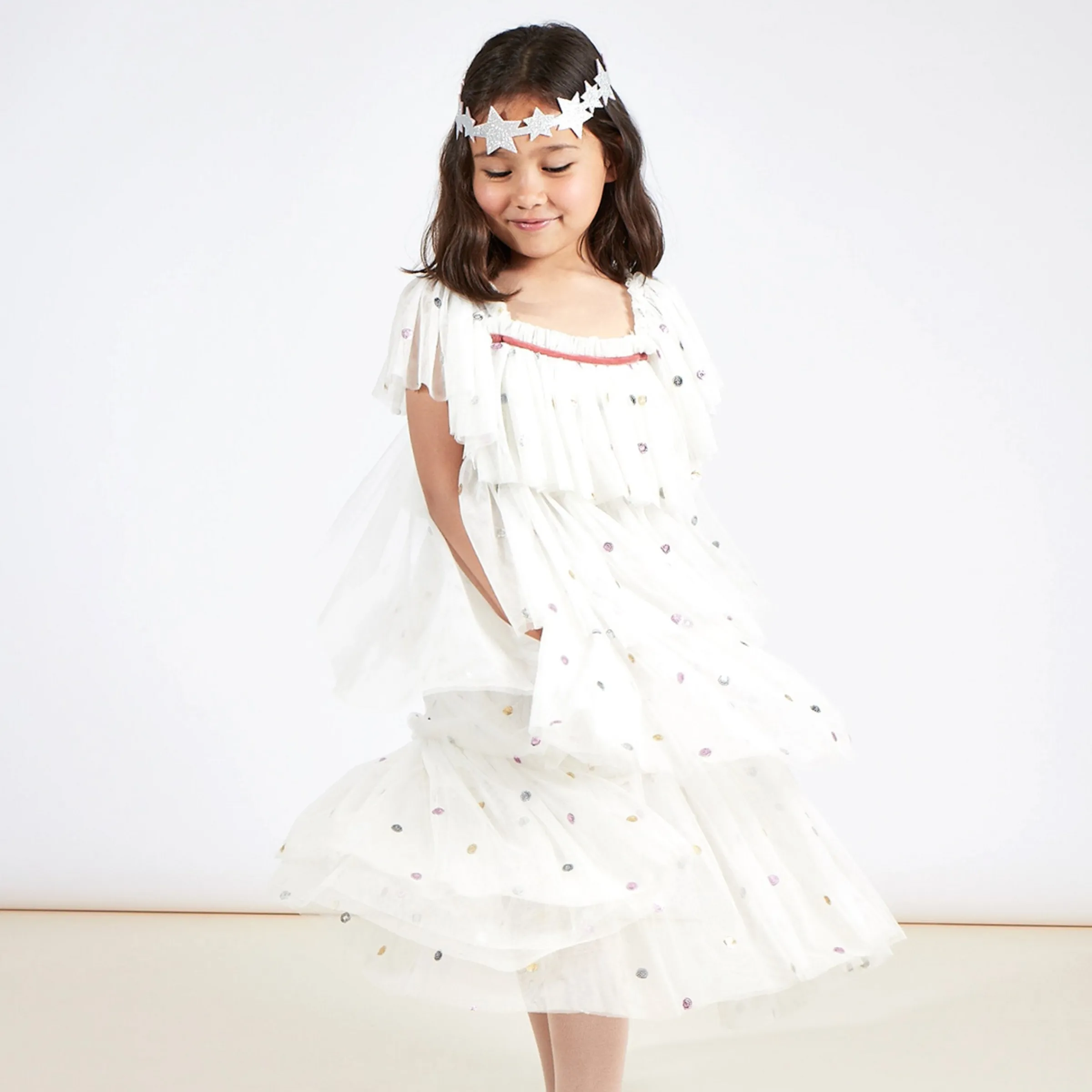 Sequin Tulle Angel Costume>Meri Meri Fashion