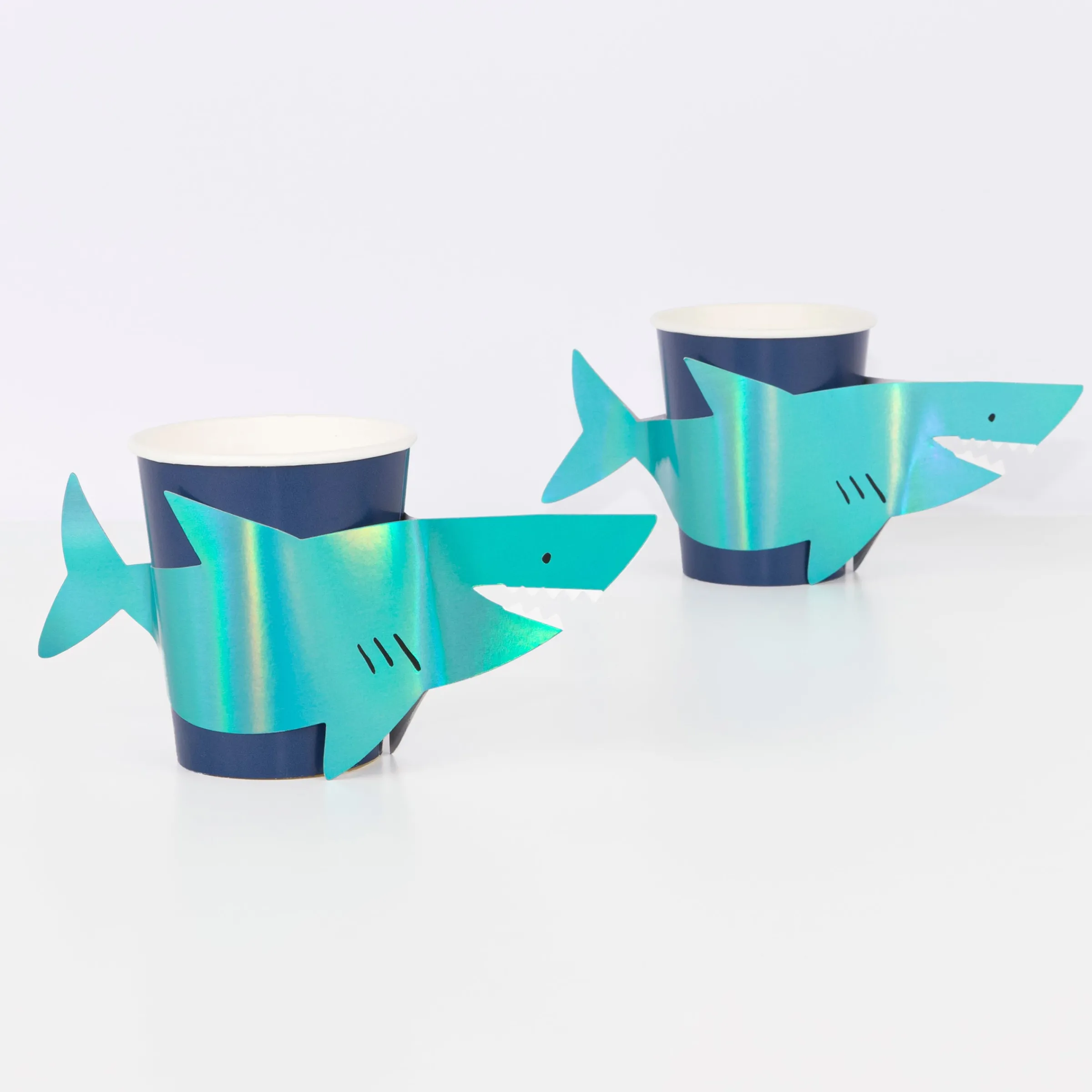 Shark Cups (x 8)>Meri Meri Fashion