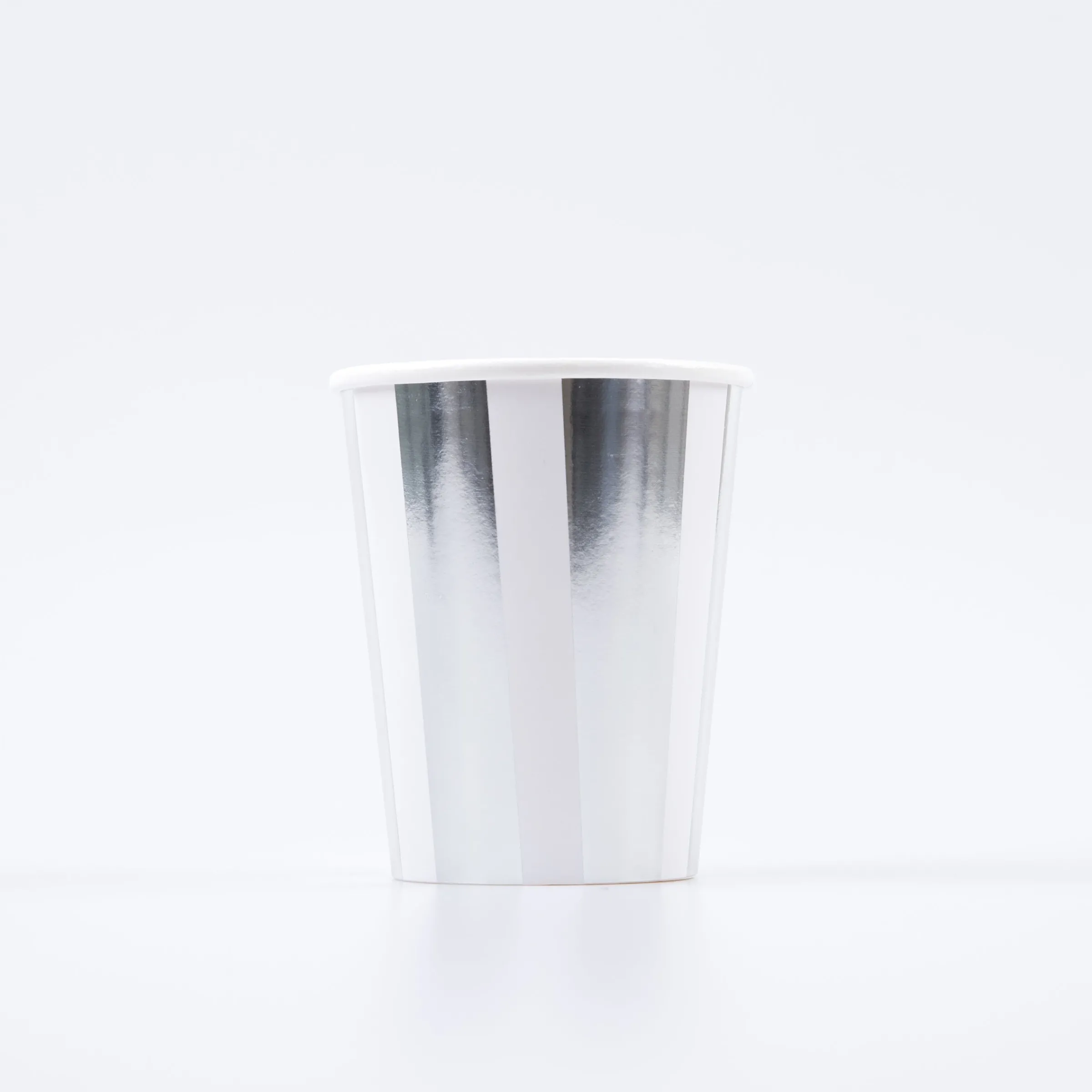 Silver Stripe Cups (x 8)>Meri Meri Best