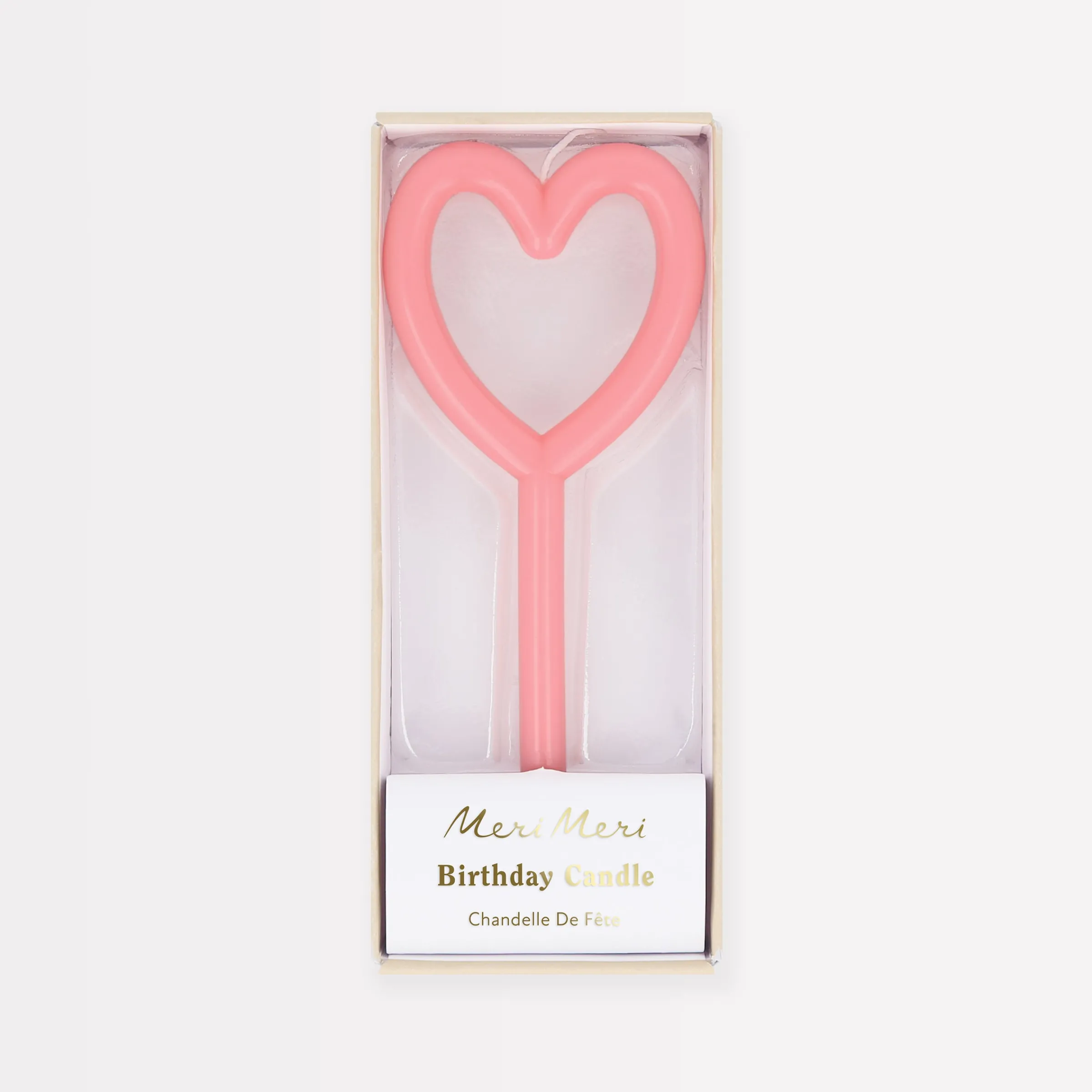 Slim Heart Candle>Meri Meri Best