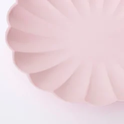 Small Candy Pink Compostable Plates (x 8)>Meri Meri Clearance