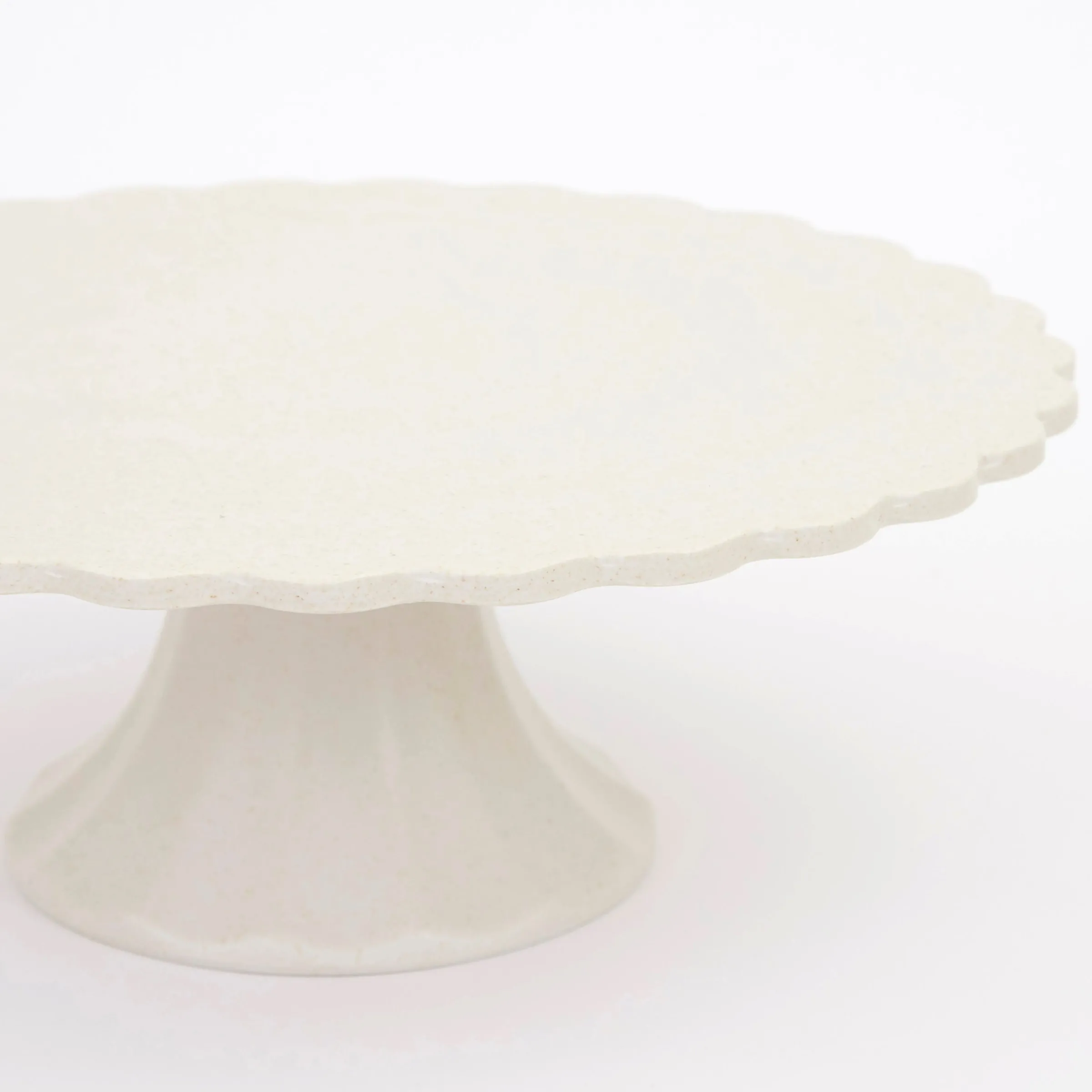 Small Cream Reusable Bamboo Cake Stand>Meri Meri Online