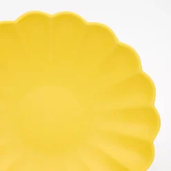 Small Multicolor Reusable Bamboo Plates (x 6)><noscript><img width=