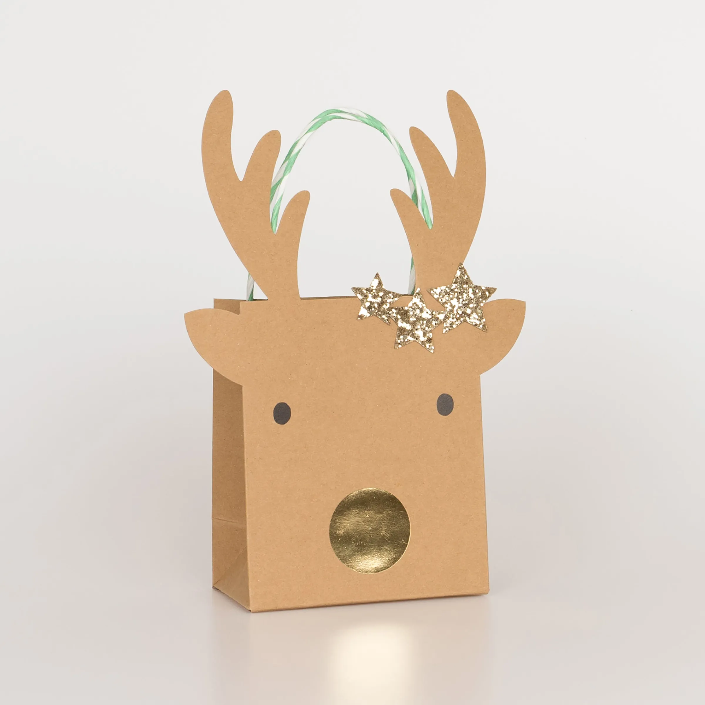 Small Reindeer With Stars Gift Bags (x 2)>Meri Meri Hot