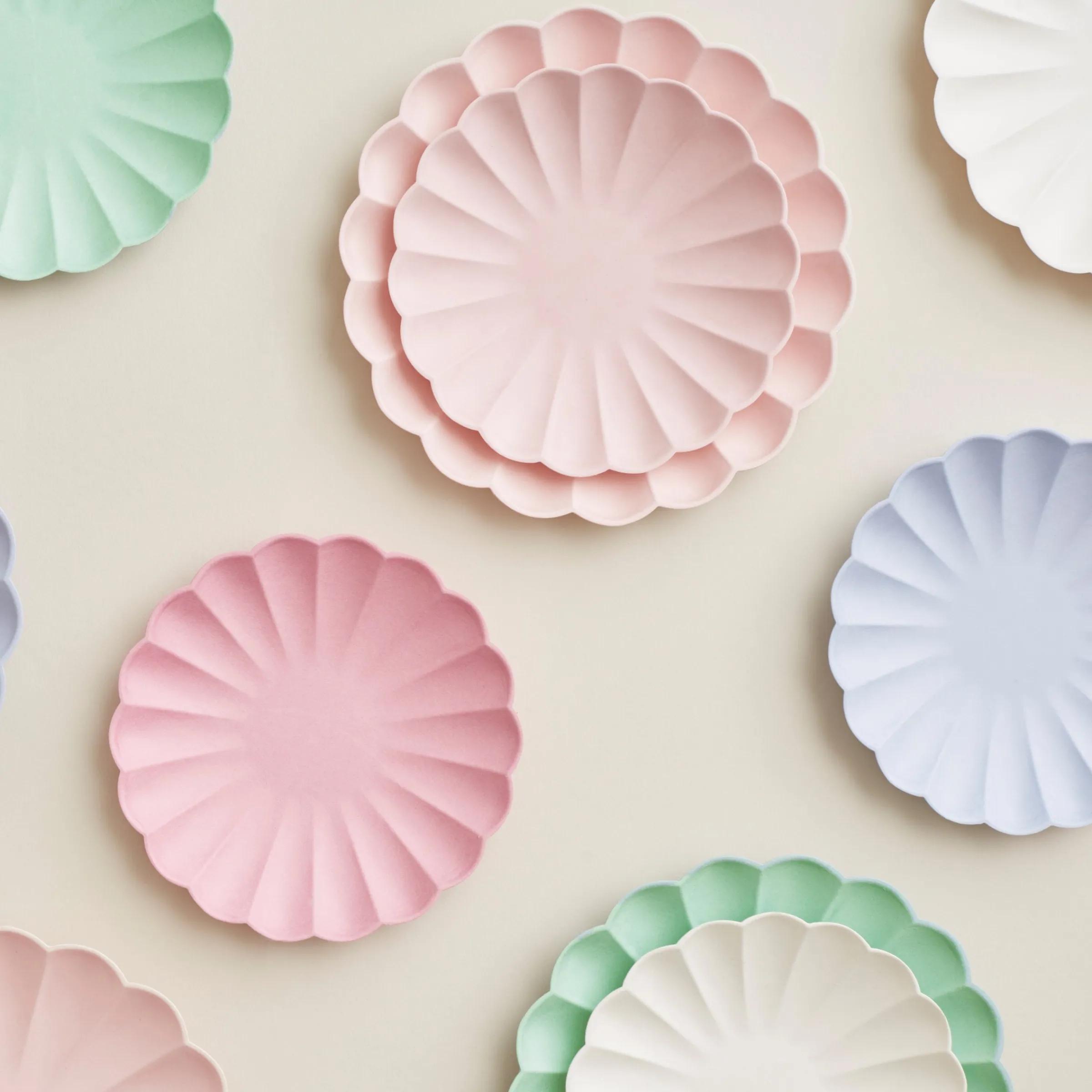 Small Soft Lilac Compostable Plates (x 8)>Meri Meri New