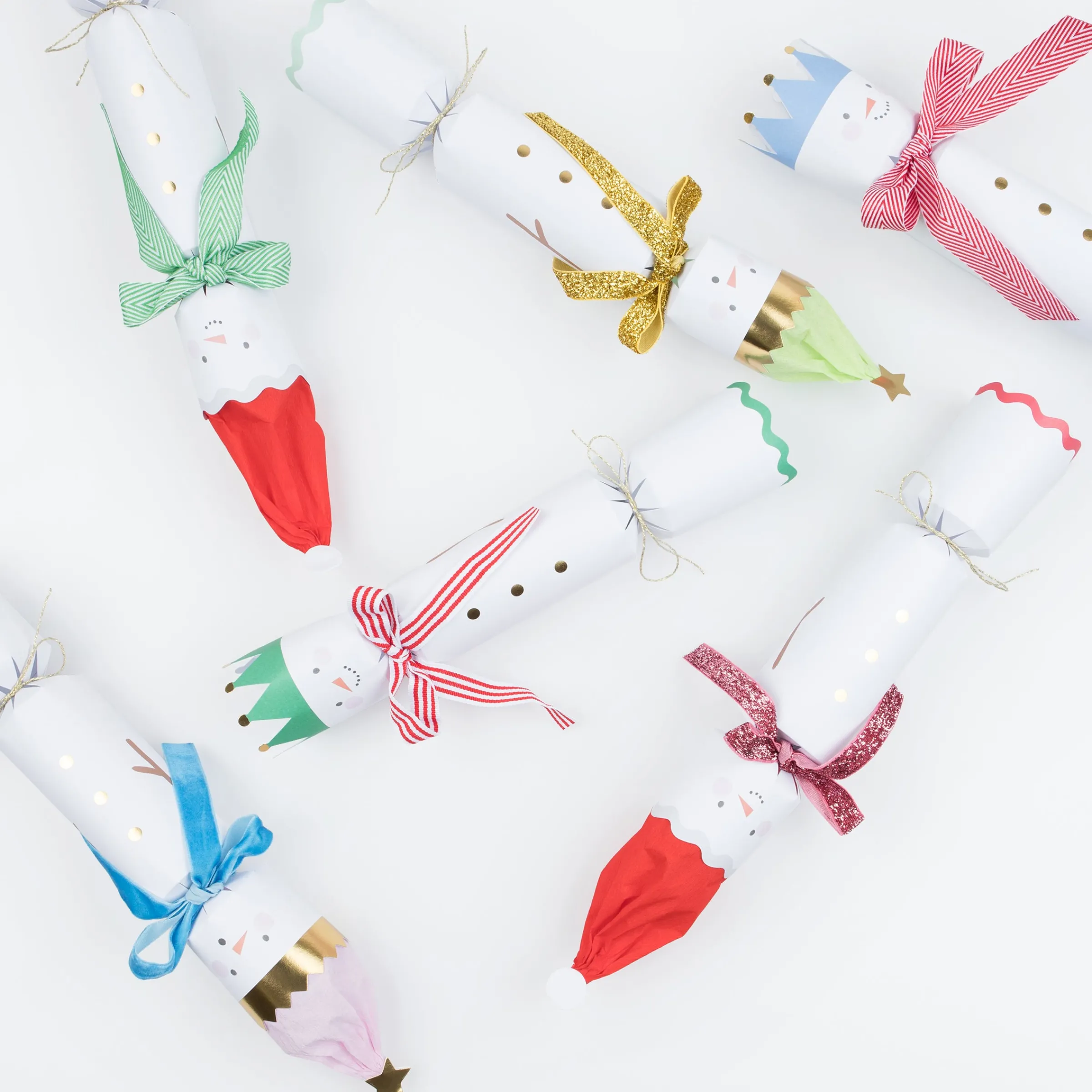 Snowmen Crackers (x 6)>Meri Meri Discount