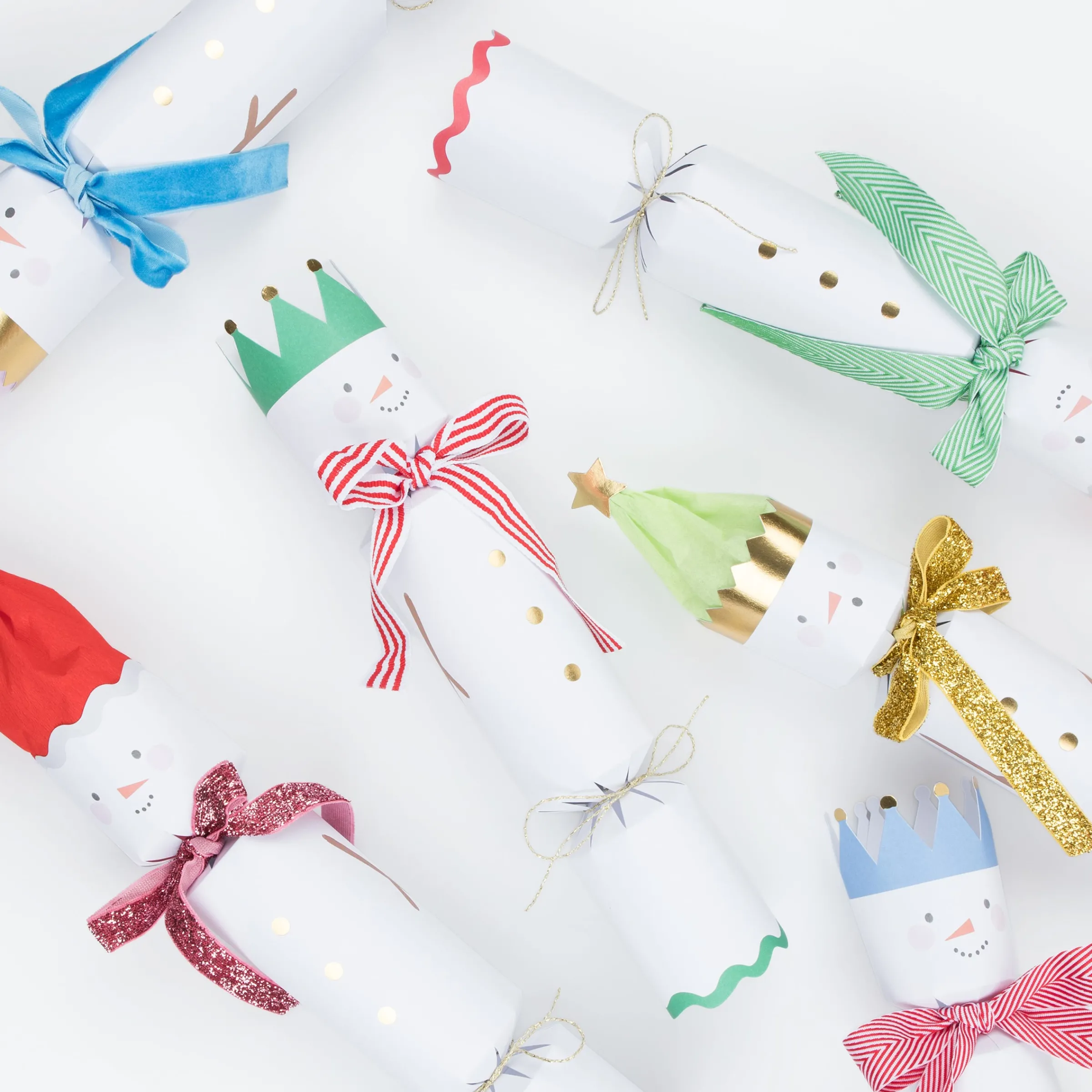 Snowmen Crackers (x 6)>Meri Meri Discount