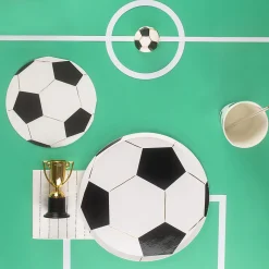 Soccer Plates (x 8)>Meri Meri Clearance