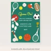 Sport Download & Print Invitation>Meri Meri Online