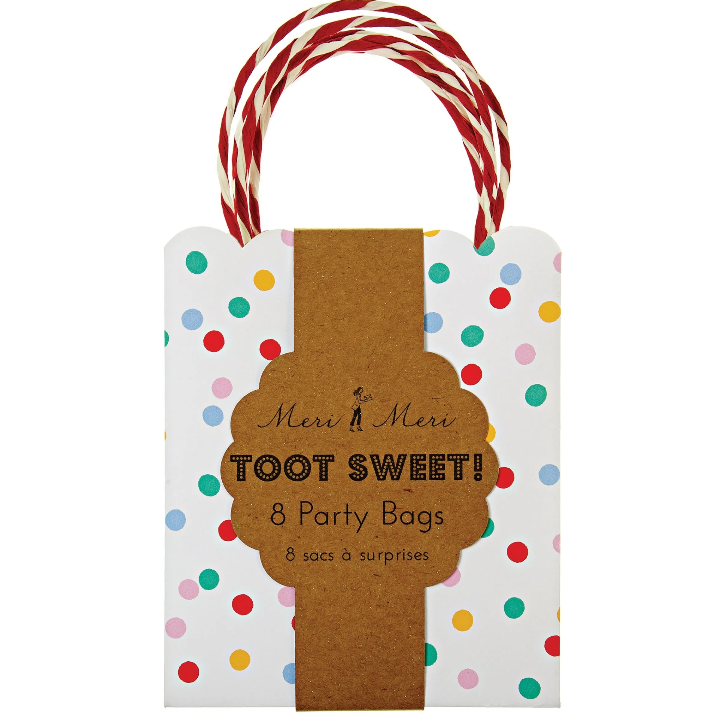 Spotty Party Bags (x 8)>Meri Meri Online