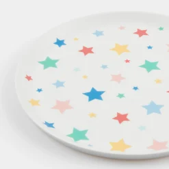 Star Pattern Reusable Small Plates (x 6)><noscript><img width=