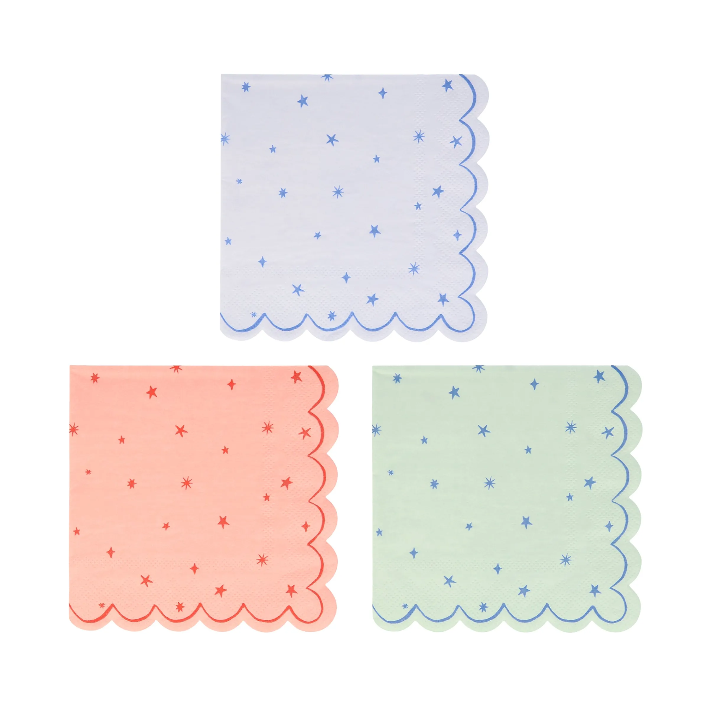 Star Pattern Small Napkins (x 16)>Meri Meri Sale