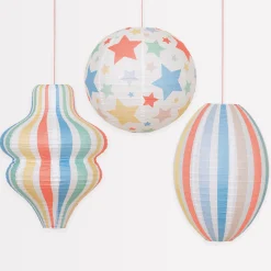 Stars & Stripes Lanterns (x 3)>Meri Meri Best