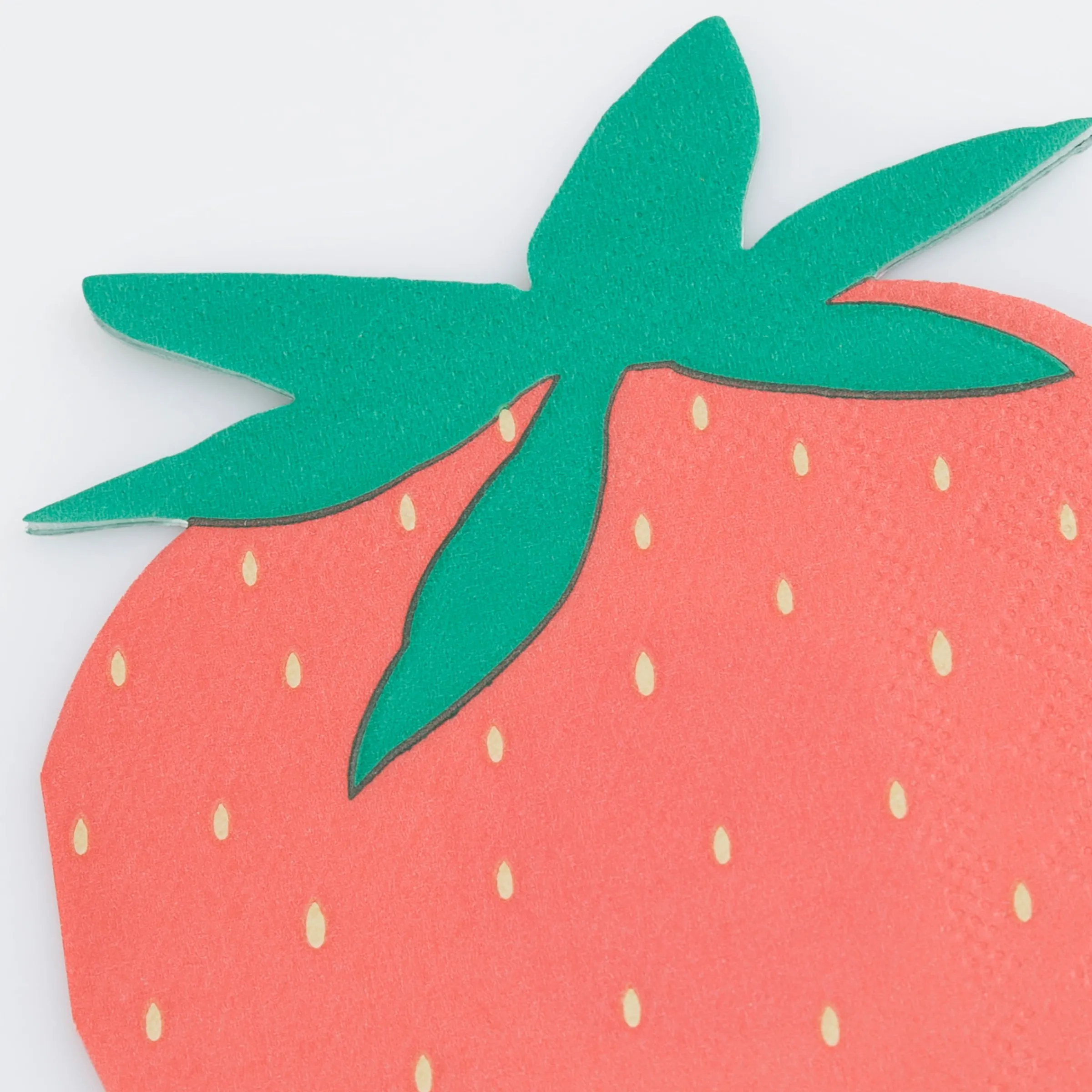 Strawberry Napkins (x 16)>Meri Meri Discount