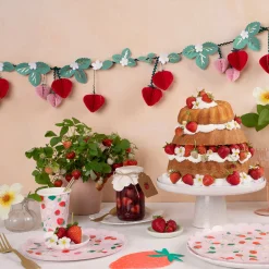 Strawberry Pattern Cups (x 8)>Meri Meri Sale