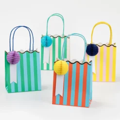 Stripe Party Bags (x 8)>Meri Meri New