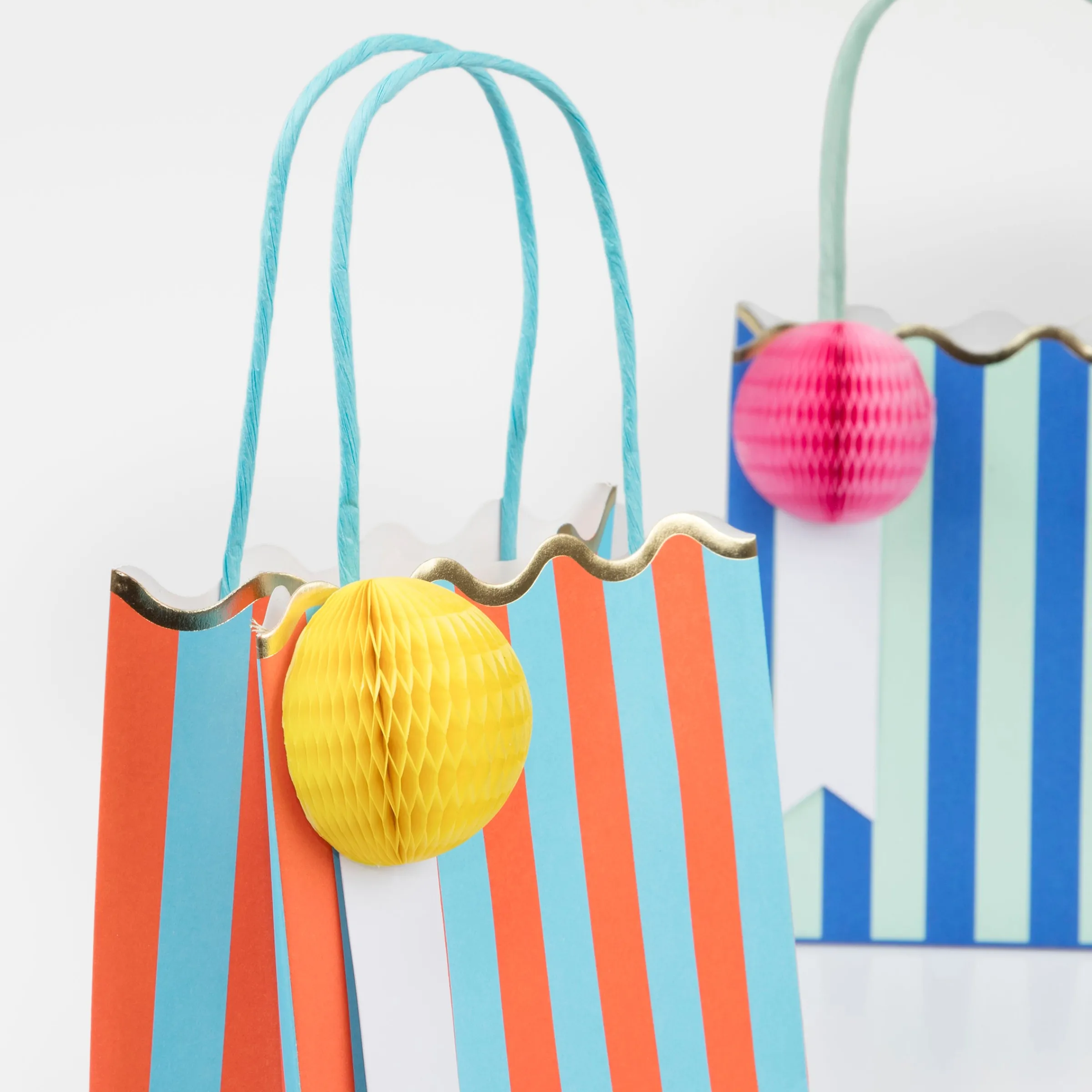 Stripe Party Bags (x 8)>Meri Meri New