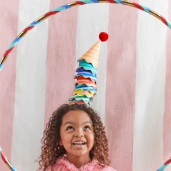 Stripe Party Hats (x 8)>Meri Meri Fashion