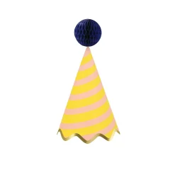 Stripe Party Hats (x 8)><noscript><img width=