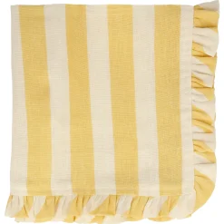Stripe Ruffle Fabric Napkins (x 4)><noscript><img width=