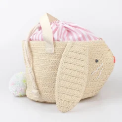 Stripy Ear Bunny Basket Bag><noscript><img width=