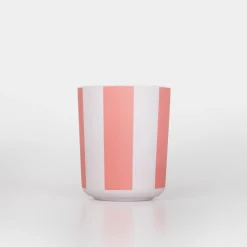 Stripy Reusable Bamboo Cups (x 6)><noscript><img width=