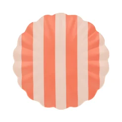 Stripy Reusable Bamboo Small Plates (x 6)><noscript><img width=
