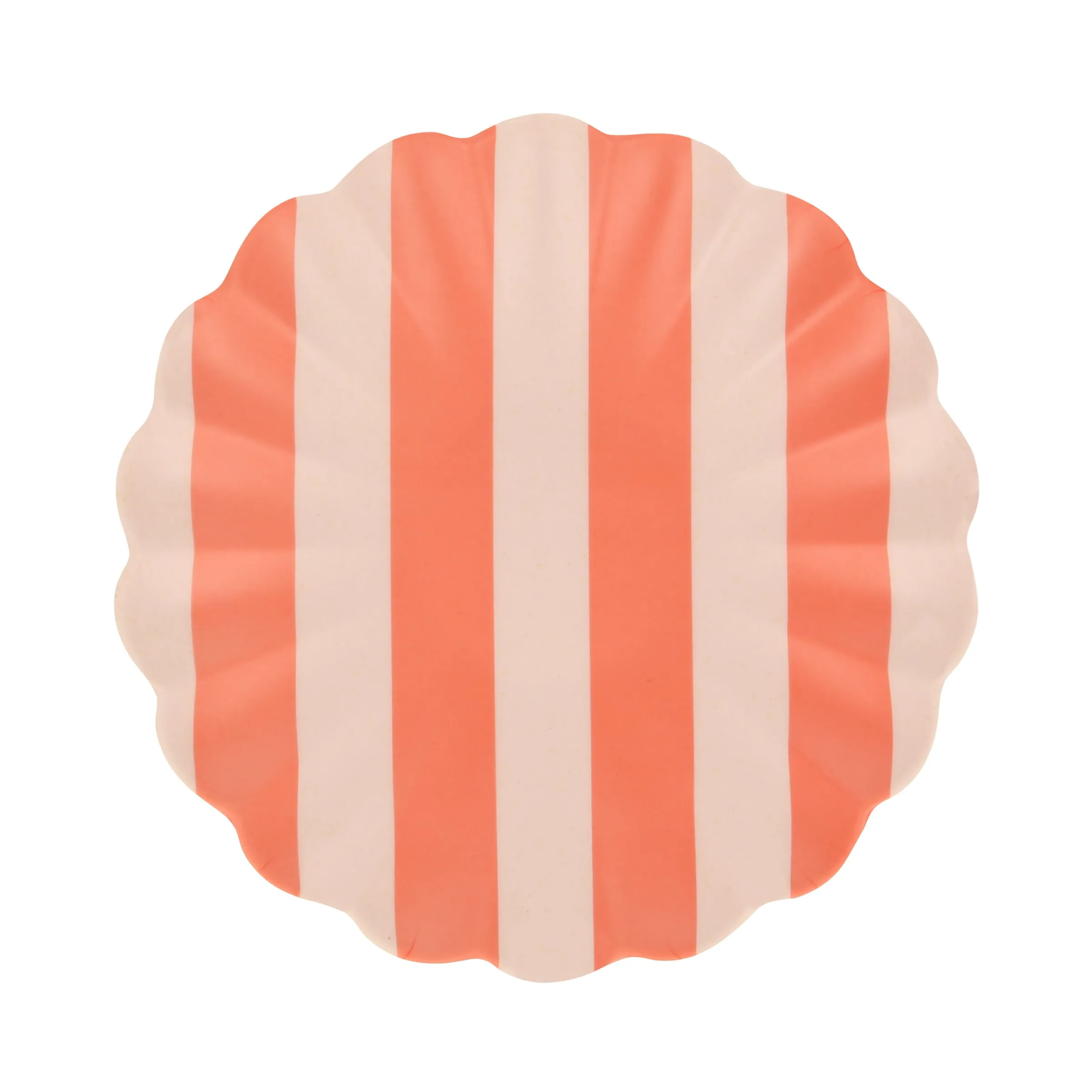 Stripy Reusable Bamboo Small Plates (x 6)>Meri Meri Best