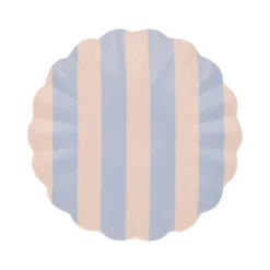Stripy Reusable Bamboo Small Plates (x 6)><noscript><img width=