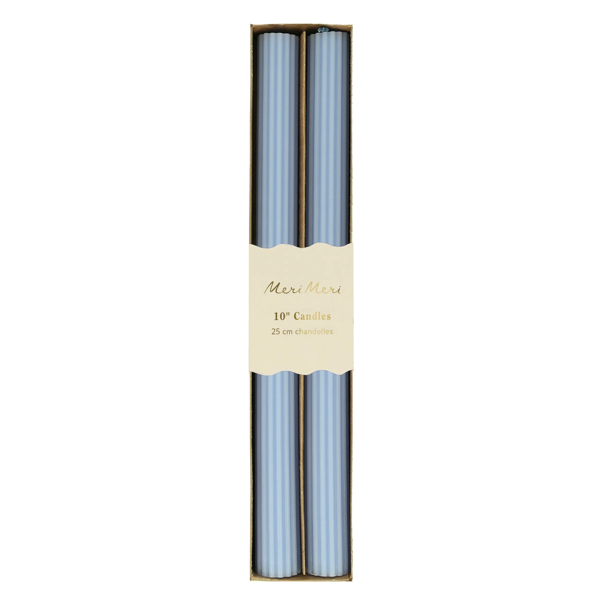 Summer Sky Blue Table Candles (x 2)>Meri Meri Online