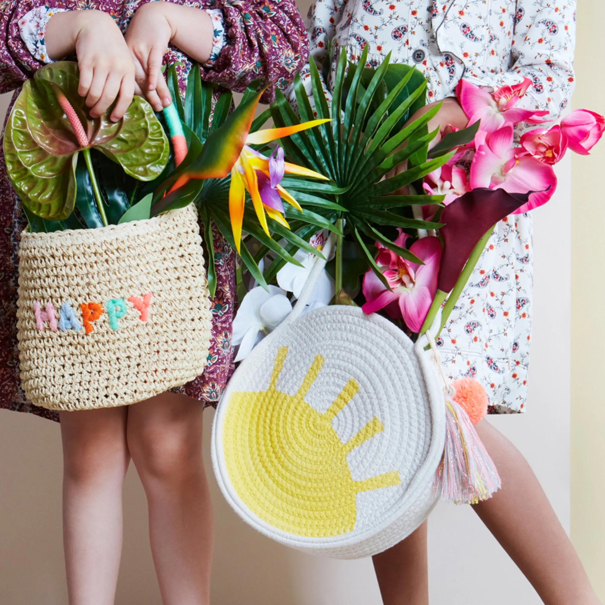 Sun Woven Cotton Rope Bag>Meri Meri Clearance
