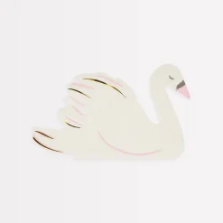 Swan Shaped Napkins (x 16)>Meri Meri Clearance