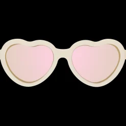 Sweet Cream Heart Mirrored Lense Sunglasses>Meri Meri Outlet