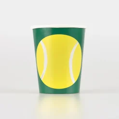 Tennis Cups (x 8)>Meri Meri Clearance