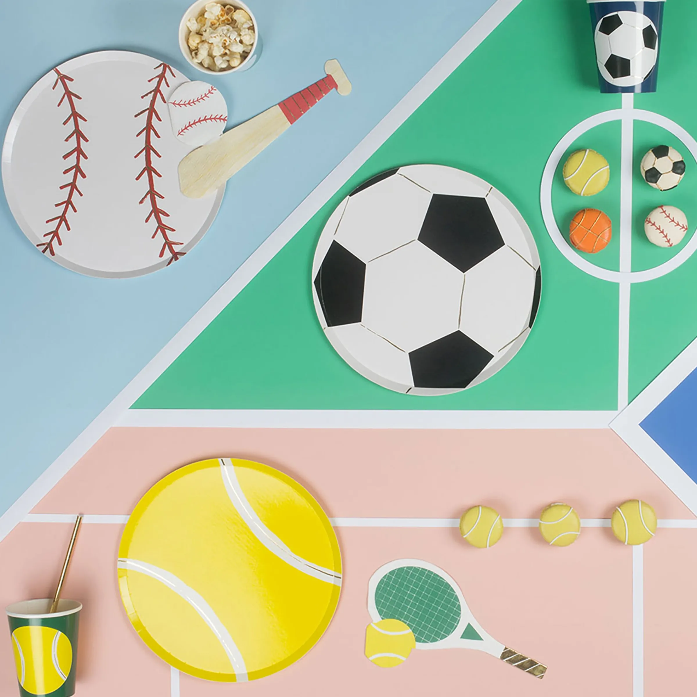 Tennis Cups (x 8)>Meri Meri Clearance