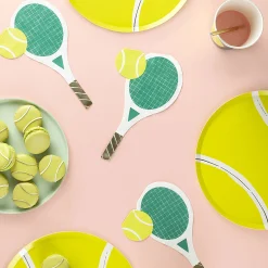 Tennis Plates (x 8)>Meri Meri Sale