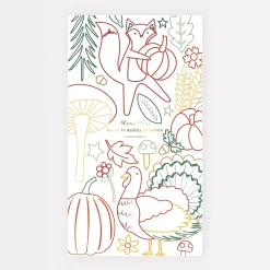 Thanksgiving Color In Activity Tablecloth>Meri Meri Best