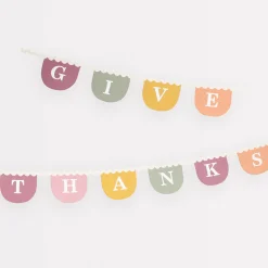 Thanksgiving Fabric Garland>Meri Meri New