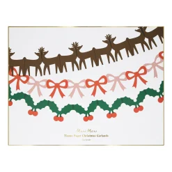 Tissue Paper Christmas Garland Set><noscript><img width=