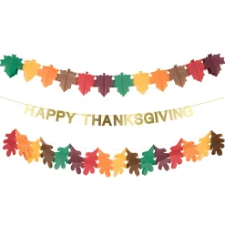Tissue Paper Thanksgiving Garland Set><noscript><img width=