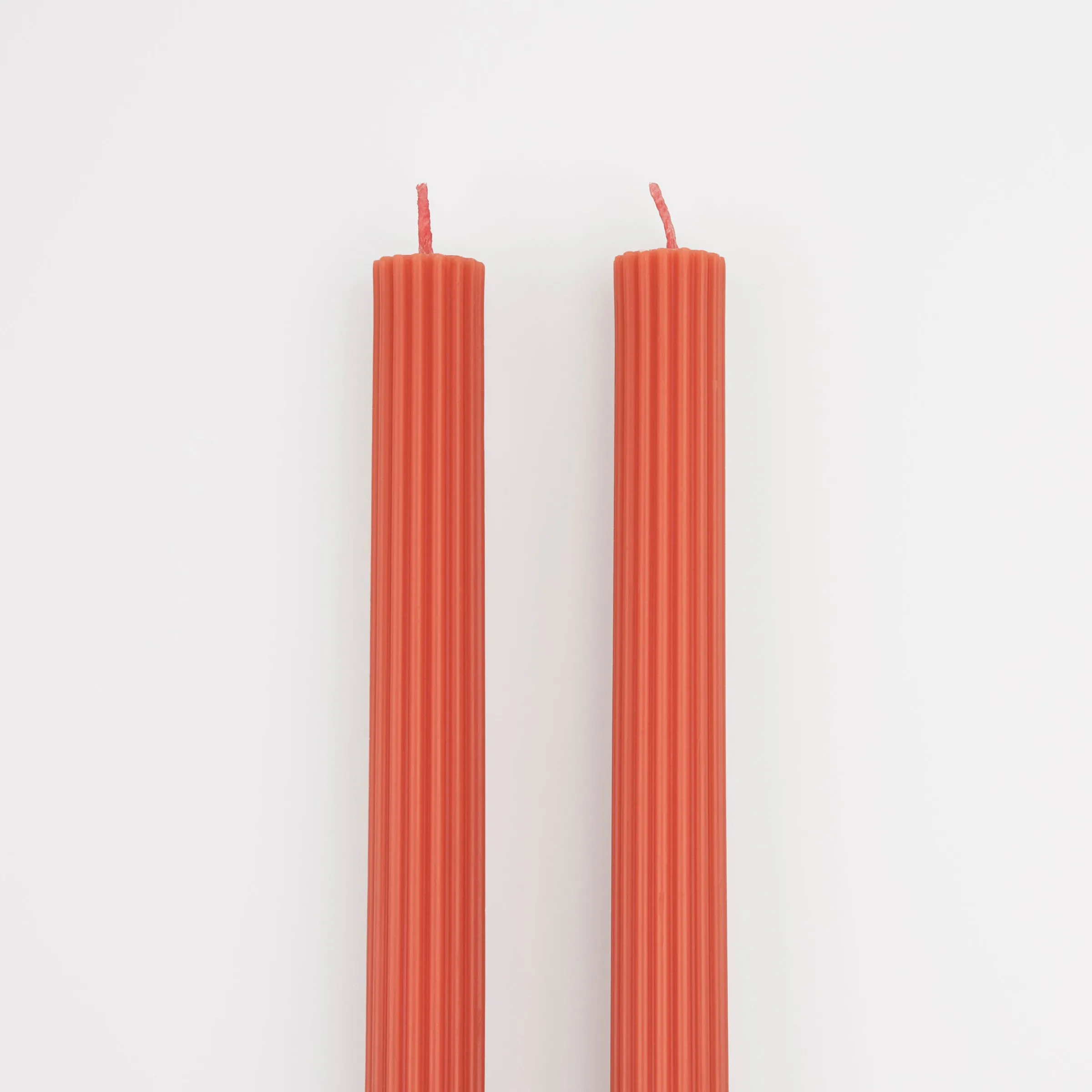 Tomato Red Table Candles (x 2)>Meri Meri Clearance