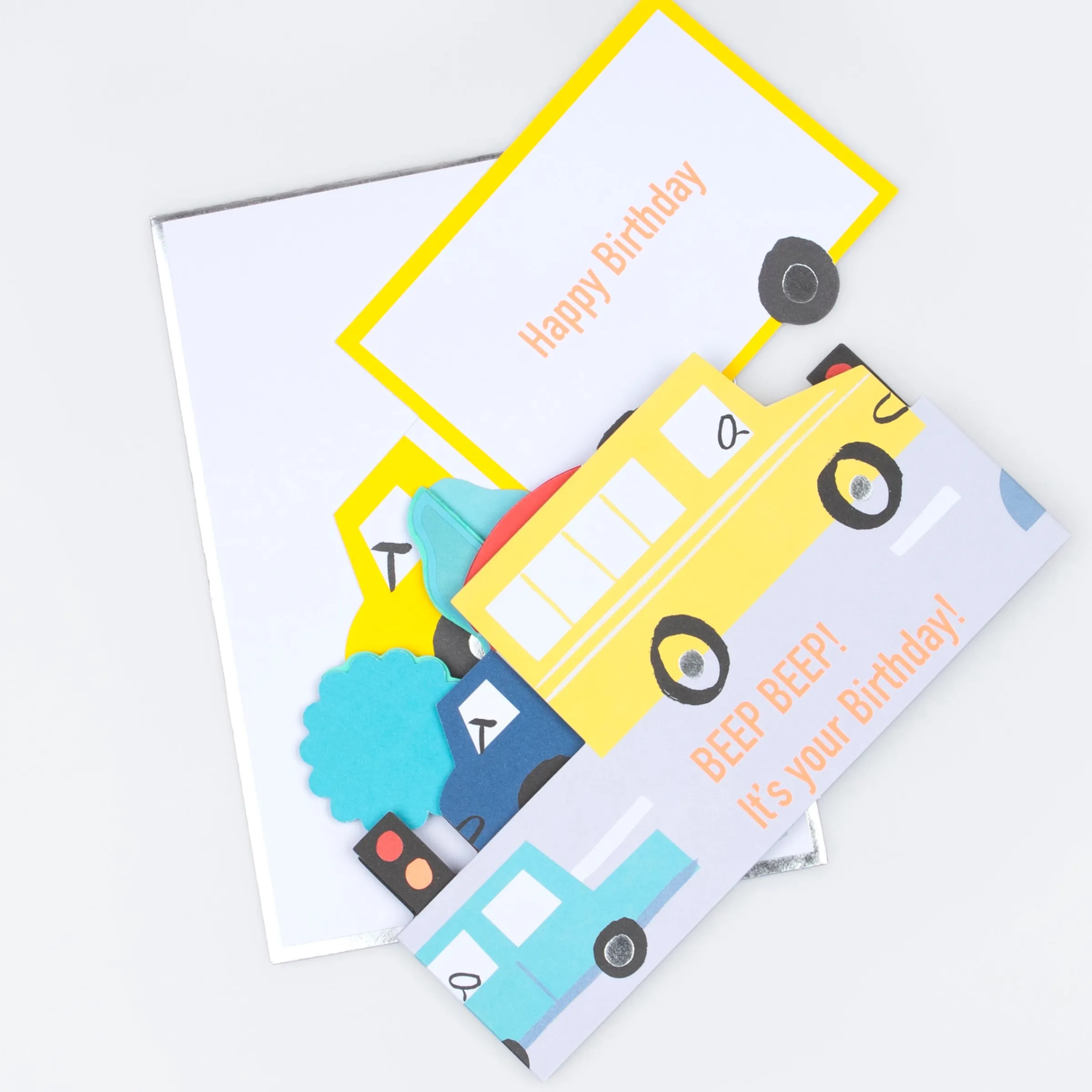 Transport Concertina Birthday Card>Meri Meri Outlet