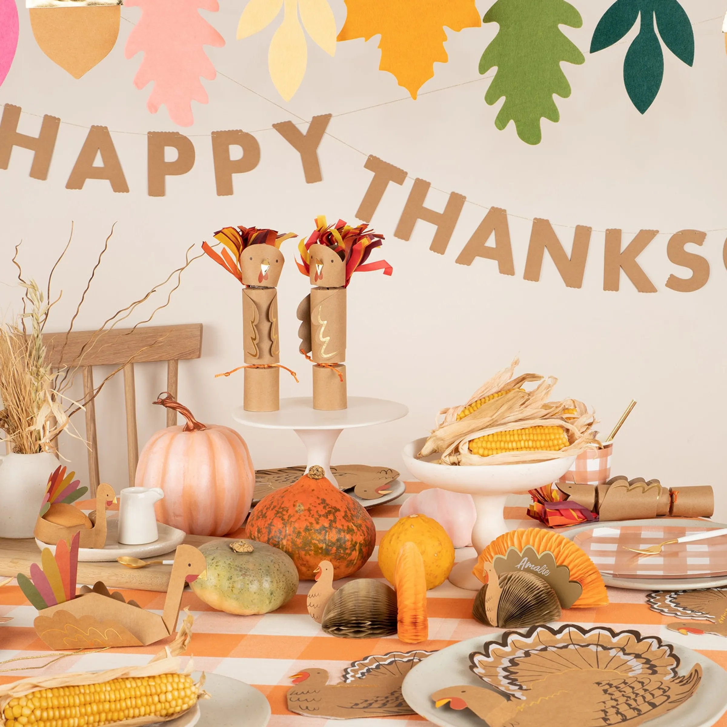 Turkey Place Cards (x 8)>Meri Meri Hot