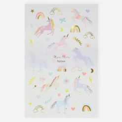 Unicorn Tattoo Sheets (x 2 sheets)>Meri Meri Hot