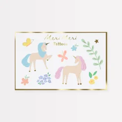 Unicorn Temporary Tattoos>Meri Meri Online
